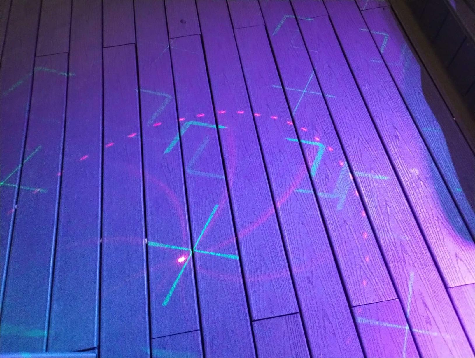 DJ Laser Party Lights, RGB LED Disco Light, Sound Activated Projector Strobe Light with Remote Control for Christmas Halloween Decorations Karaoke Birthday Dance Wedding Stage Show customer photo 2
