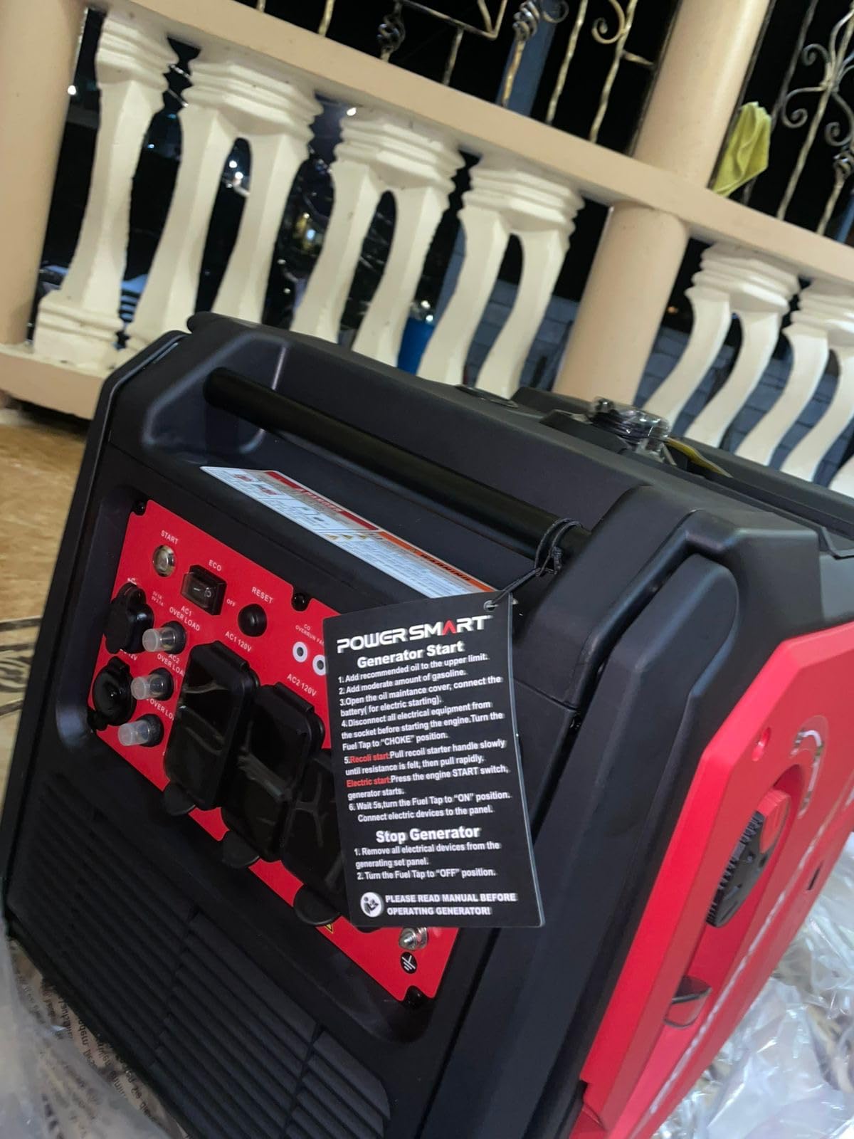 PowerSmart 4800 Watt Electric Start Portable Inverter Generator customer photo 2