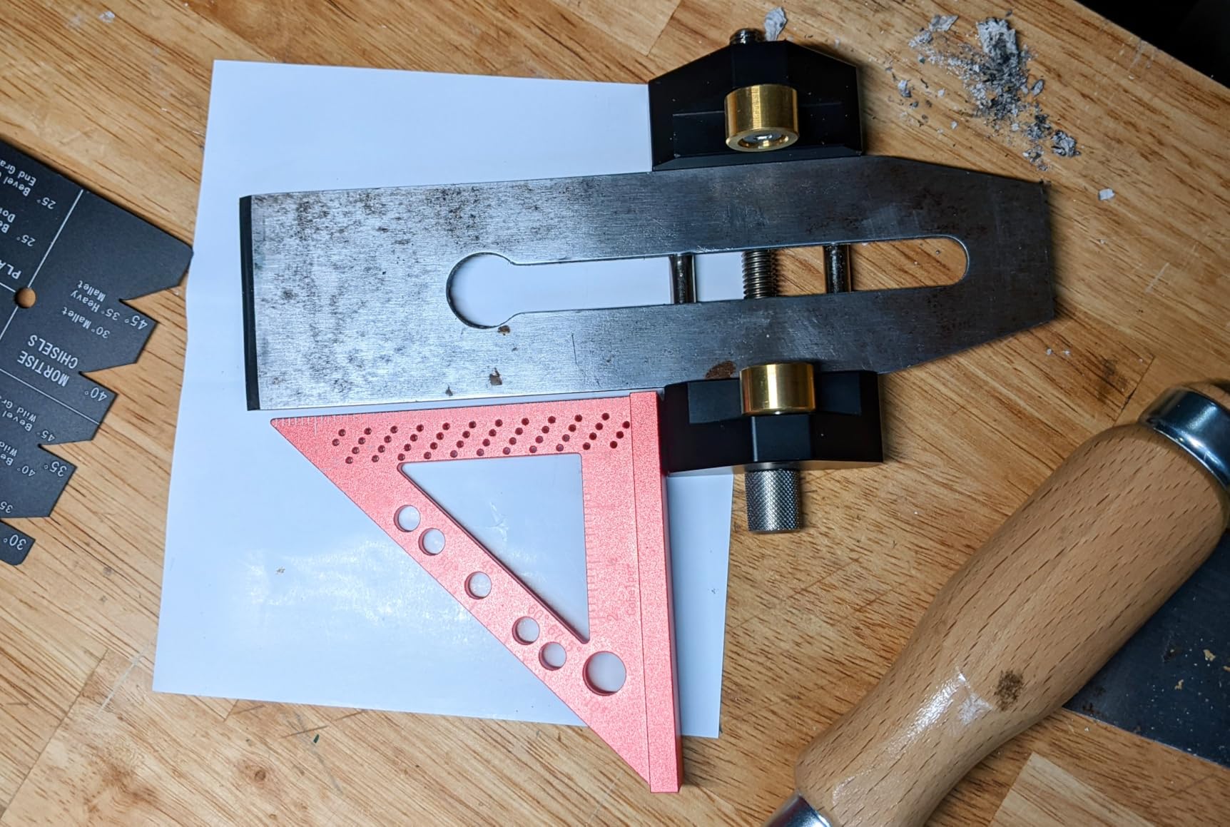 Chisel Sharpening Jig Kit with Adjustable Honing Guide customer photo 1