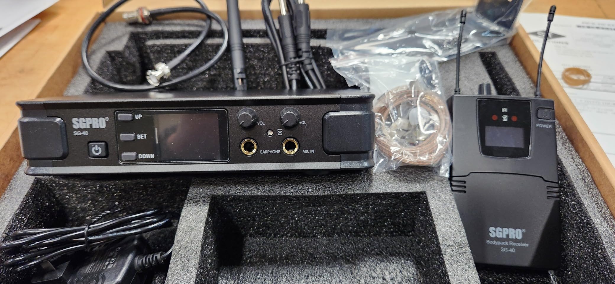 SGPRO SG-40NA Mono Wireless in-Ear Monitor System customer photo 1