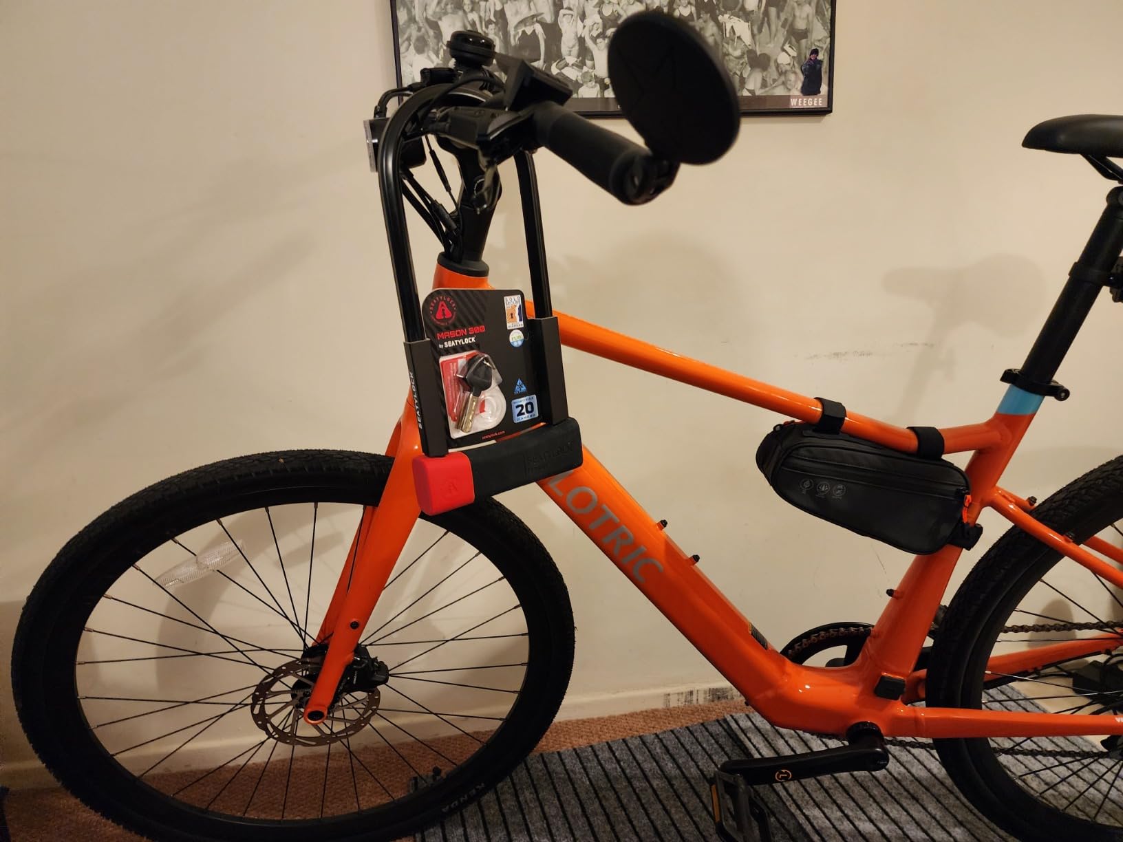 Seatylock Mason Lightweight Sold Secure Diamond Bike U Lock customer photo 1