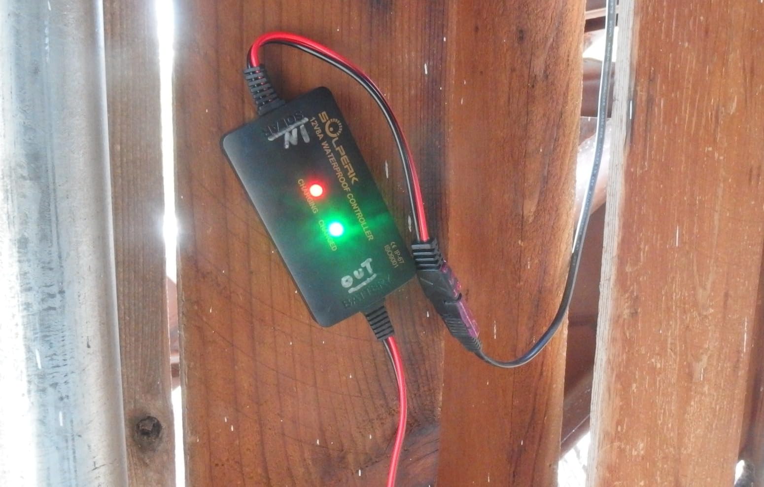 SOLPERK 8A 12V Solar Charge Controller IP67 Waterproof Solar Panel Charge customer photo 1
