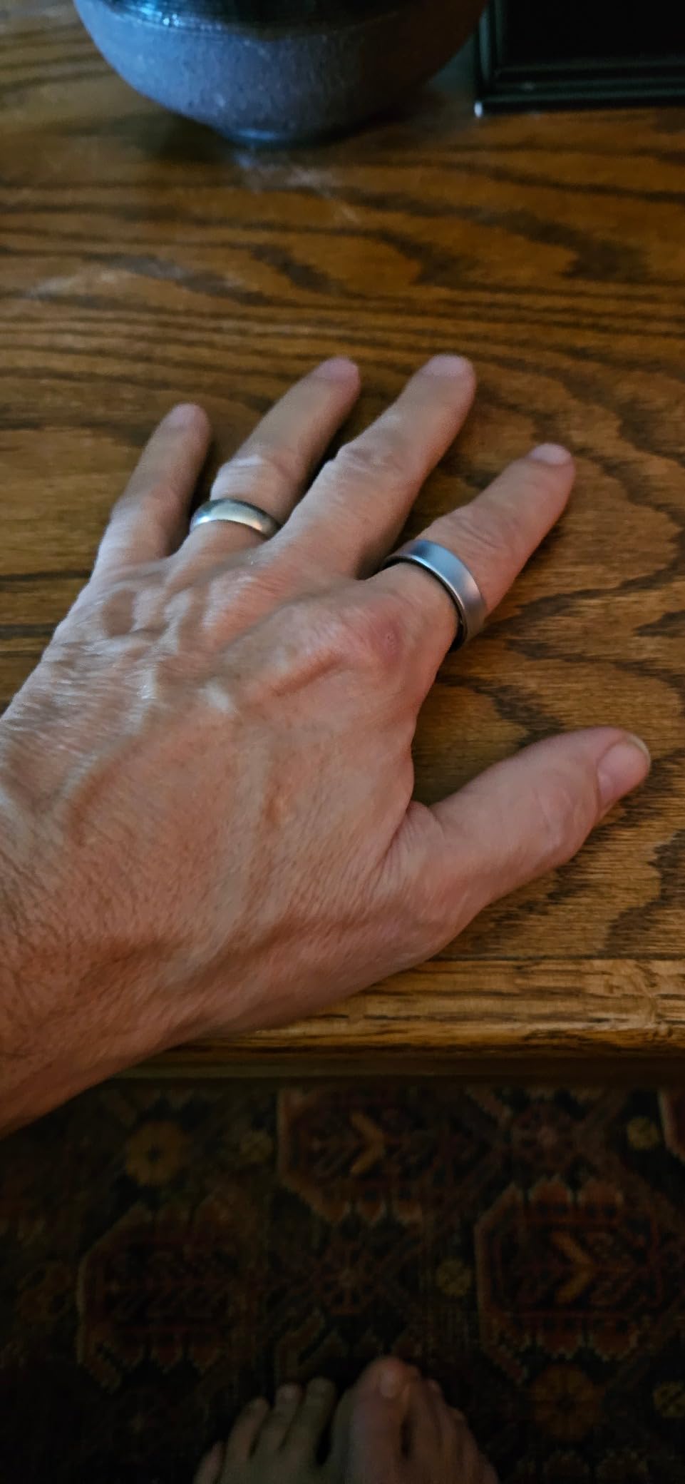 SAMSUNG Galaxy Ring, AI Smart Ring, Size First w/Sizing Kit, No App Subscription, Fitness Monitor, Sleep Tracker, Up to 7-Day Battery, Size 9, Titanium Silver [US Version, 1Yr Manufacturer Warranty] customer photo 2