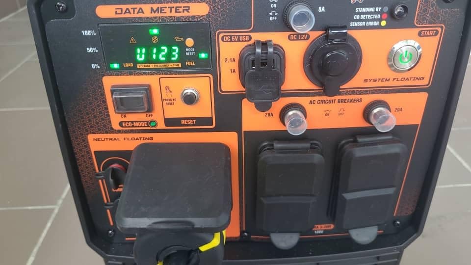 WEN Quiet and Lightweight 4800-Watt Dual Fuel RV-Ready Electric Start Portable Inverter Generator with Fuel Shut Off and CO Watchdog (DF480iX) customer photo 1