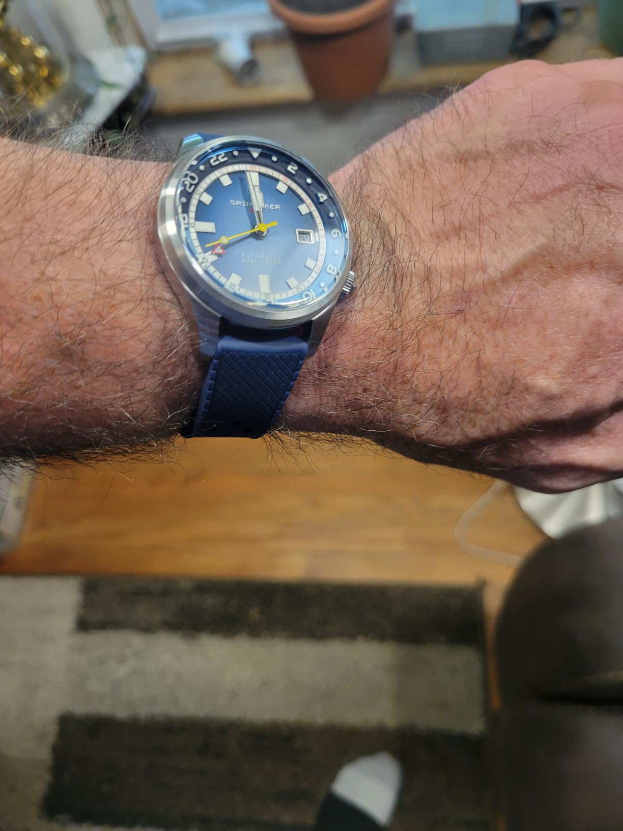 Men's Bradner GMT Automatic Watch with Solid Stainless Steel Bracelet SP-5121 customer photo 1