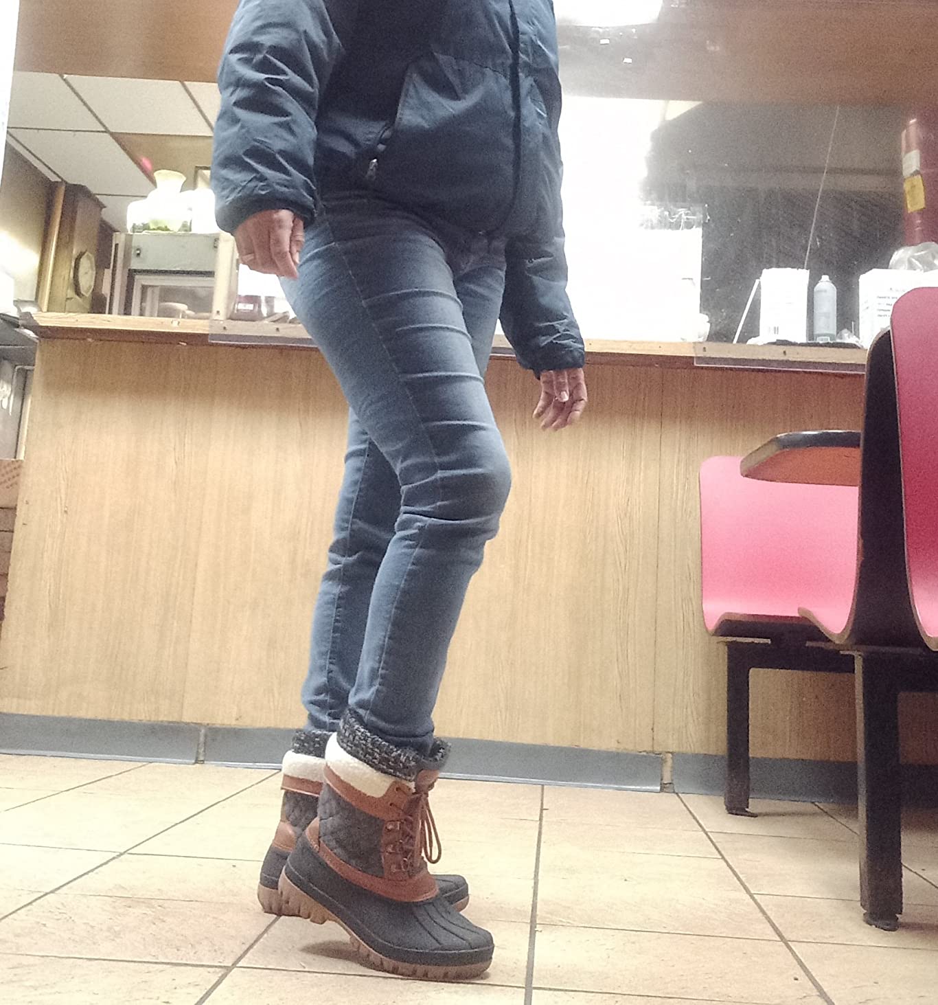 ALEADER Womens Winter Snow Boots | Waterproof Shell | Duck Boots customer photo 1