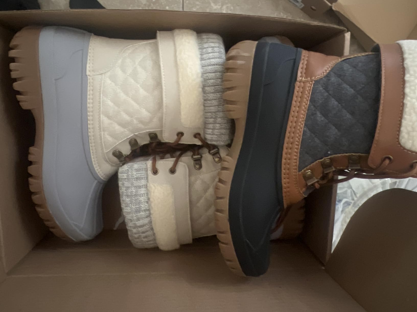 ALEADER Womens Winter Snow Boots | Waterproof Shell | Duck Boots customer photo 2