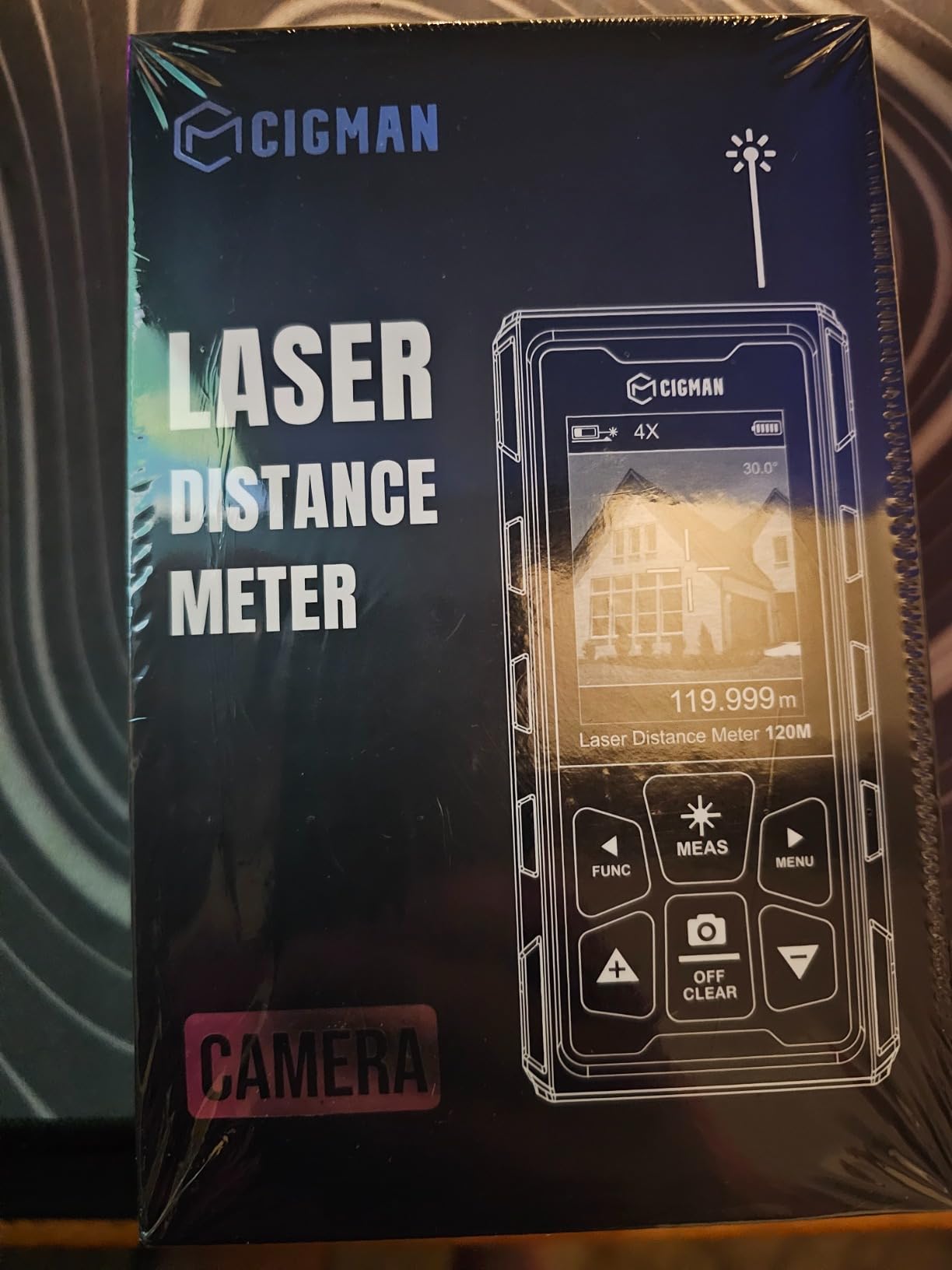 CIGMAN Green-Beam Laser Measuring Tool, 393ft Outdoor Laser Measure customer photo 2