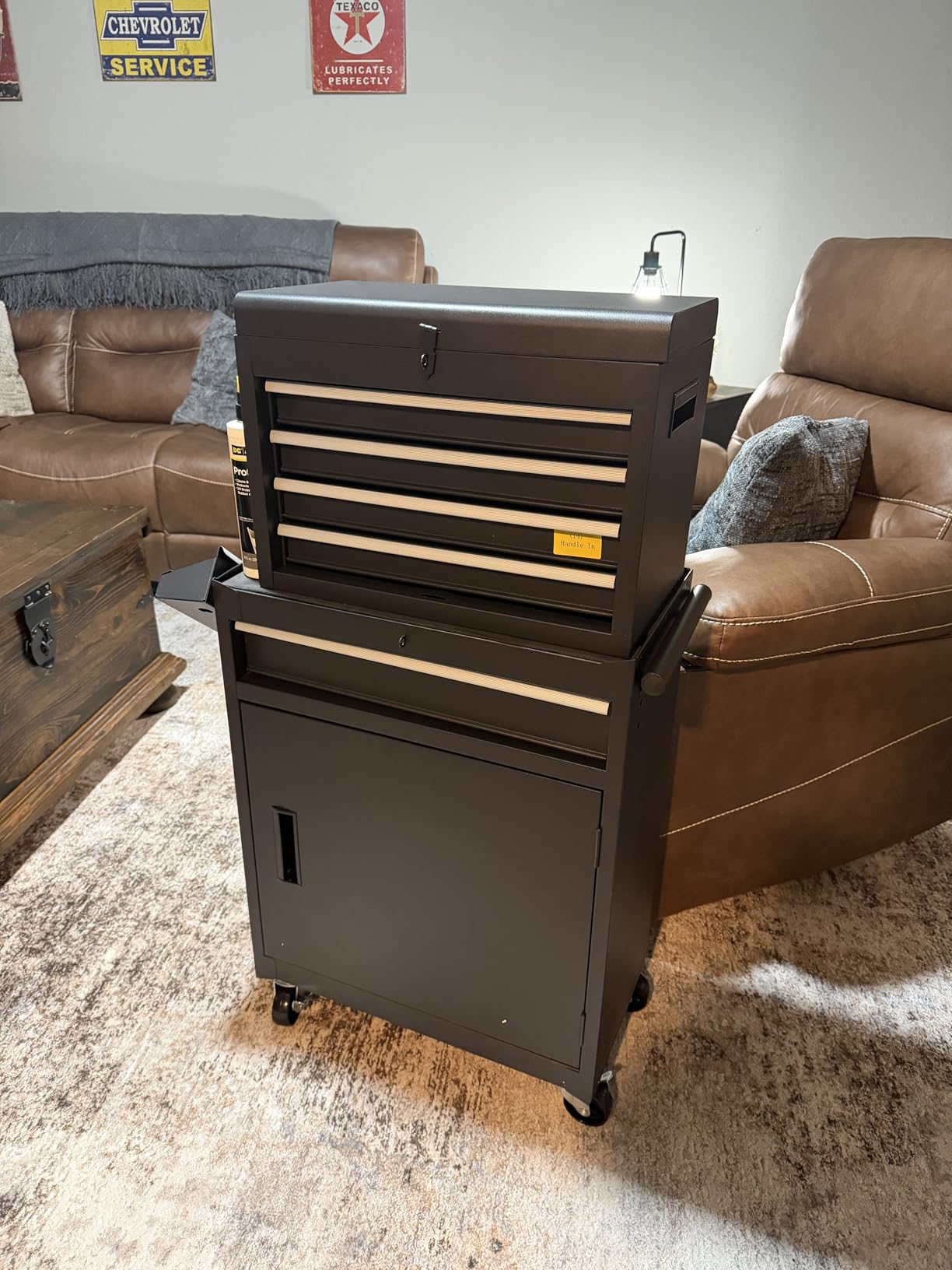 AirWire 5-Drawer Rolling Tool Chest Black | Tool Storage Cabinet with Enhanced Packaging, Detachable Top Tool Box, Metal Tool Cart for Garage Workshop customer photo 1