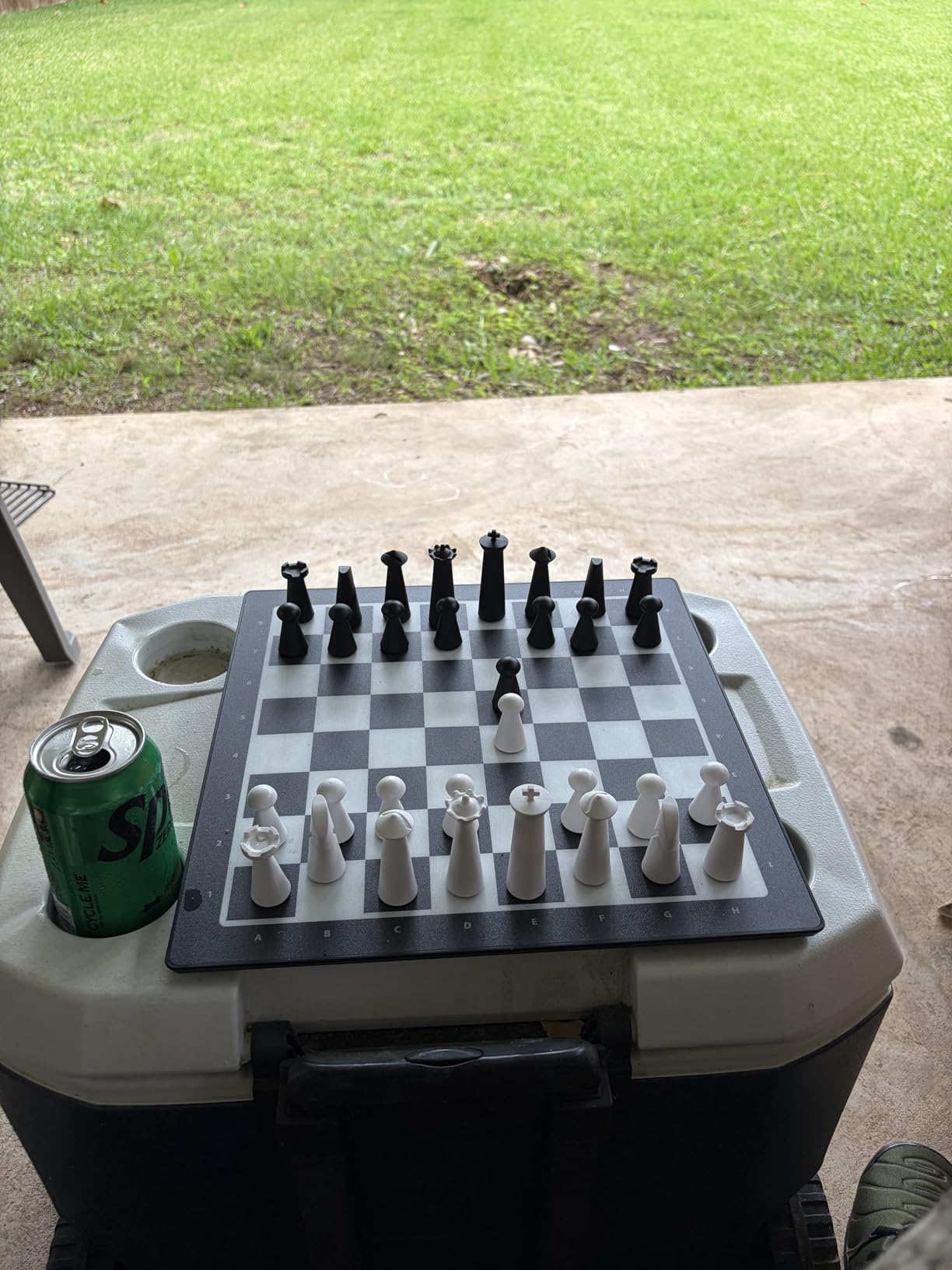 GoChess Mini Smart Chess Board AI Electronic Chess Game Set for All Levels | Real-time colorful coaching lights. Smart tech toy. 32 Difficulty Levels and Online Play. Connect to Lichess and Chess.com customer photo 1