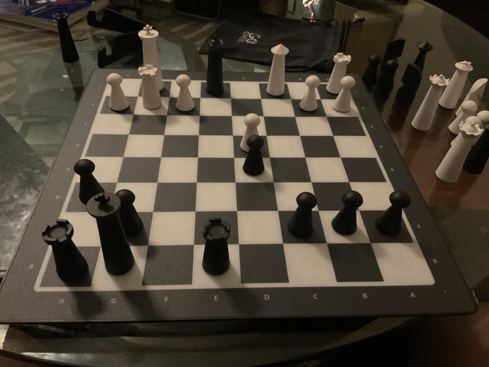 GoChess Mini Smart Chess Board AI Electronic Chess Game Set for All Levels | Real-time colorful coaching lights. Smart tech toy. 32 Difficulty Levels and Online Play. Connect to Lichess and Chess.com customer photo 2