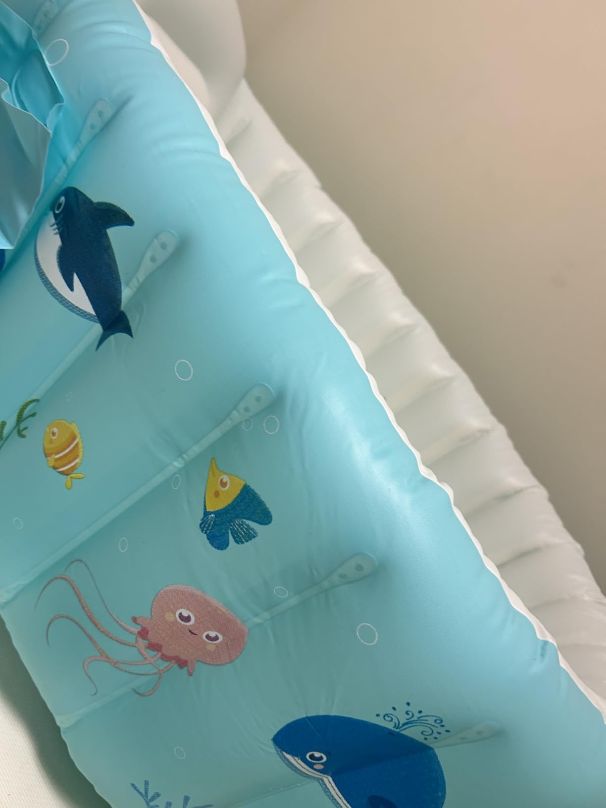 PandaEar Inflatable Baby Bathtub, Portable Travel Bath Tub with Air Pump customer photo 2