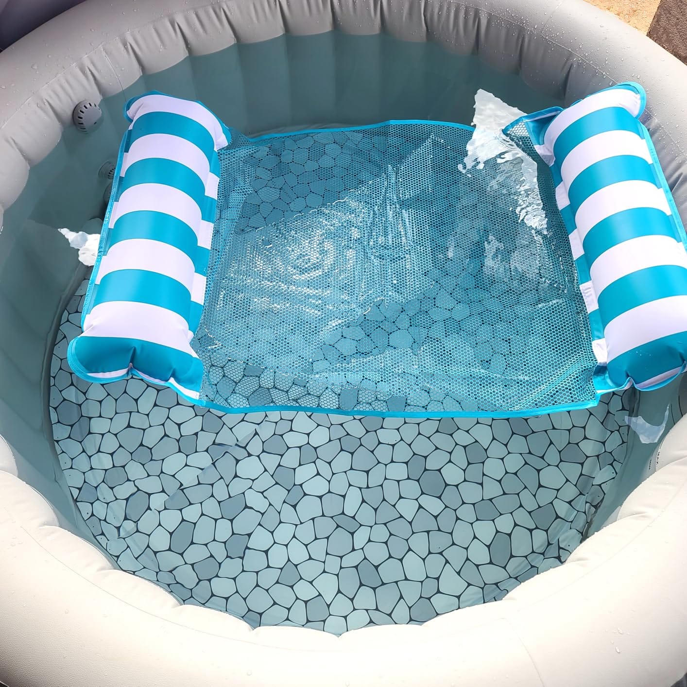 Aqua 4-in-1 Monterey Hammock Pool Float & Water Hammocks - Multi-Packs - Multiple Colors/Styles - for Adults and Kids Floating customer photo 1