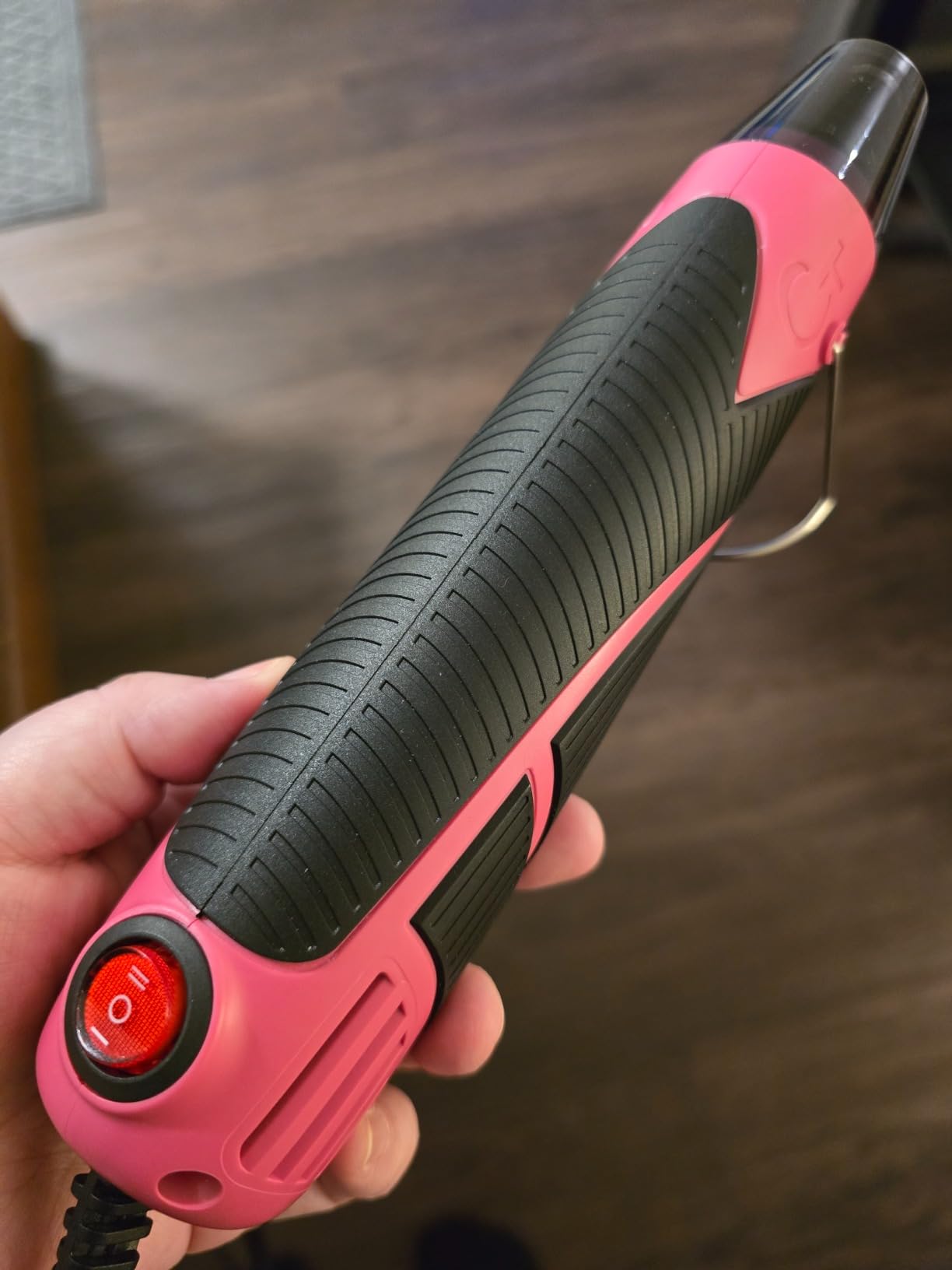 Heat Gun for Crafting, Mini Dual Temp Hot Air Gun Tool for Epoxy Resin, Shrink Wrapping, Vinyl Wrap, Embossing, Electronics, Candle Making, Sublimation, Phone Repair & DIY customer photo 1