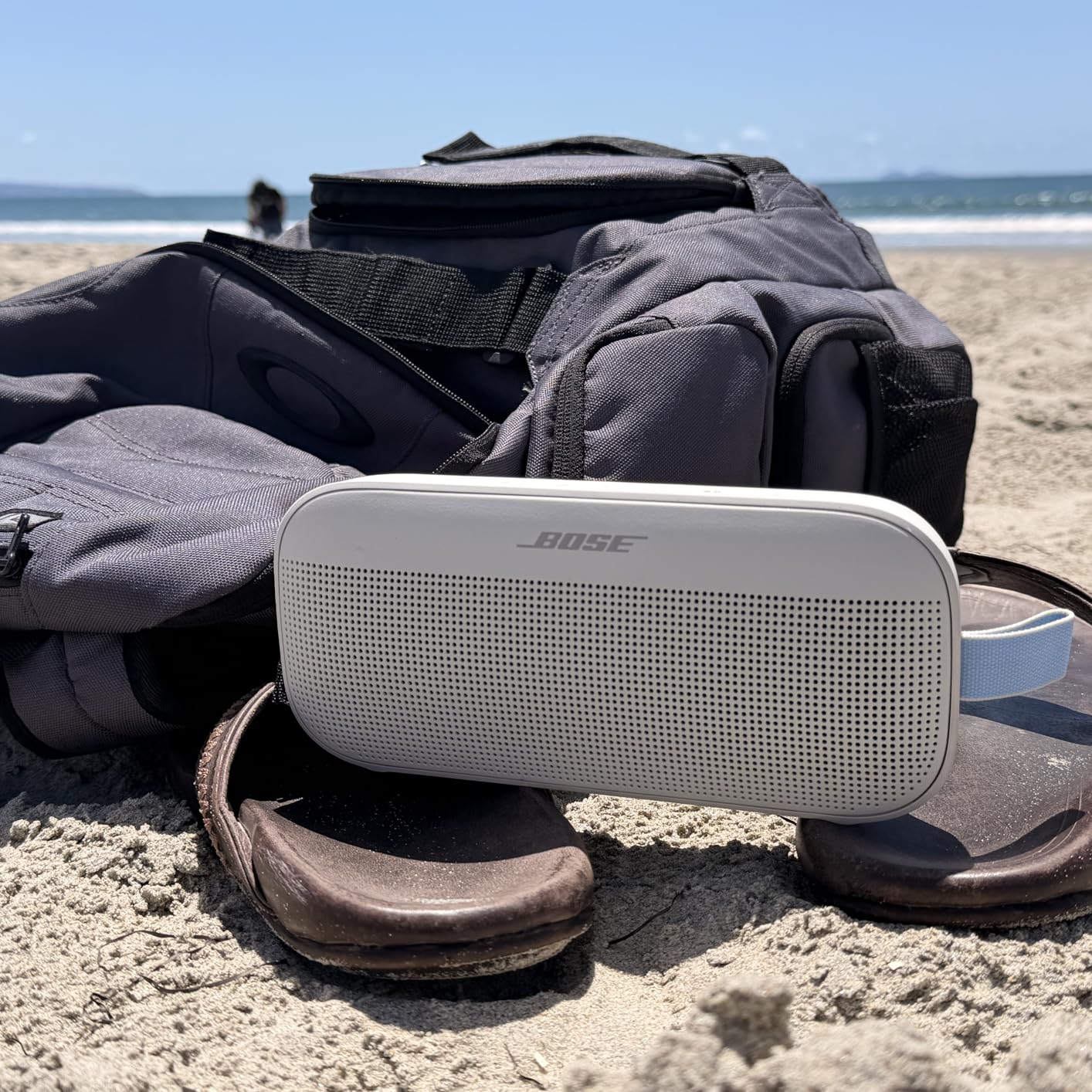Bose SoundLink Flex Bluetooth Speaker (2nd Gen) - Portable Outdoor Speaker with Hi-Fi Audio, Waterproof and Dustproof, USB-C, Up to 12 Hours Battery Life, Sandstone customer photo 1
