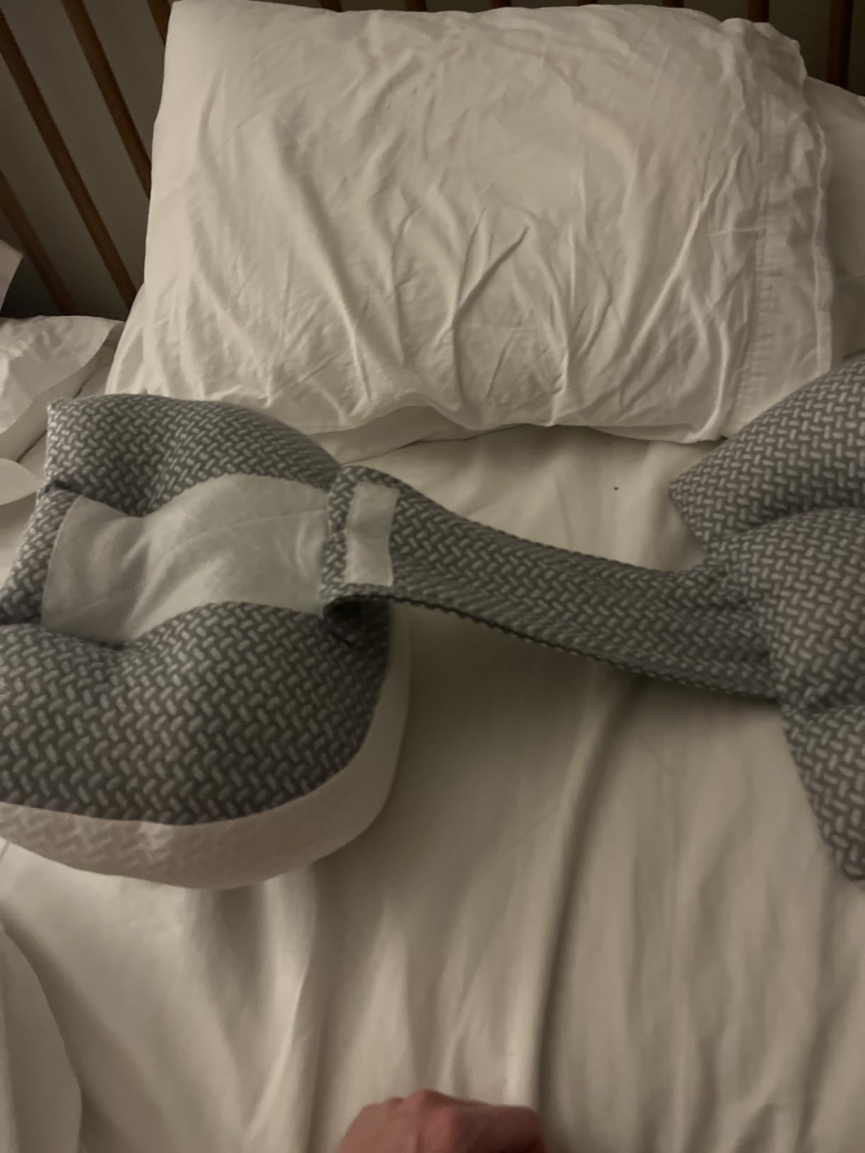 Chilling Home Portable Pregnancy Pillow, W Shaped Pregnancy Wedge Pillow customer photo 1