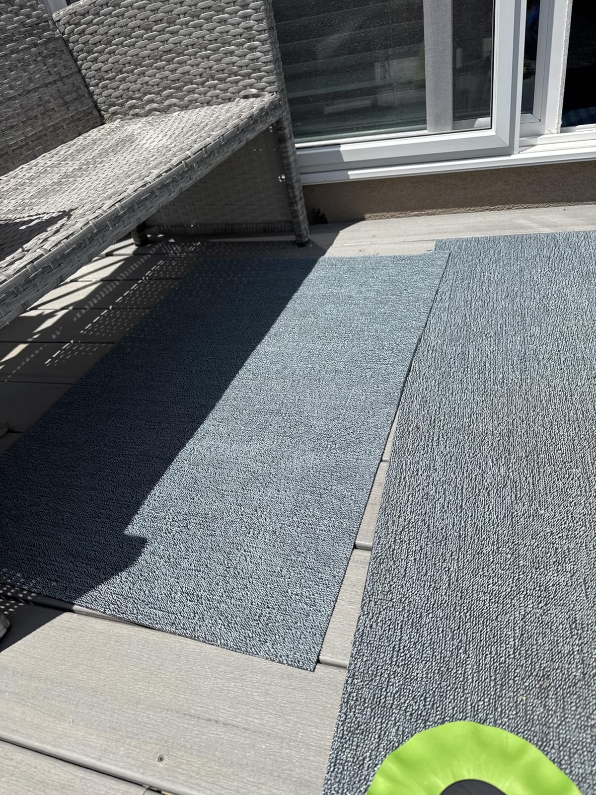 Chilewich Martha By Martha Stewart Heathered Shag Doormat | Easy Care Welcome Mat, Premium Indoor/Outdoor Tufted Rug for Entry, Kitchen, Bath, Weatherproof Backing, Flax, 1'6