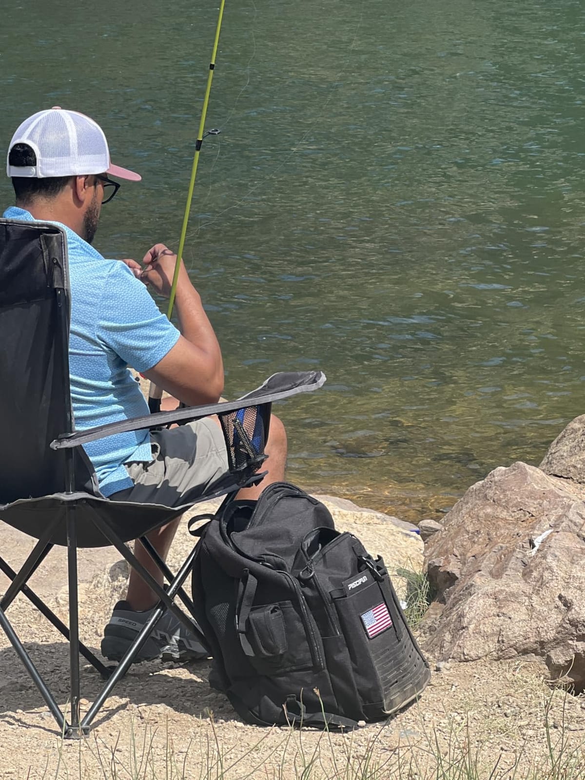 Piscifun Fishing Tackle Backpack, Rod & Gear Holder, Water-Resistant customer photo 1