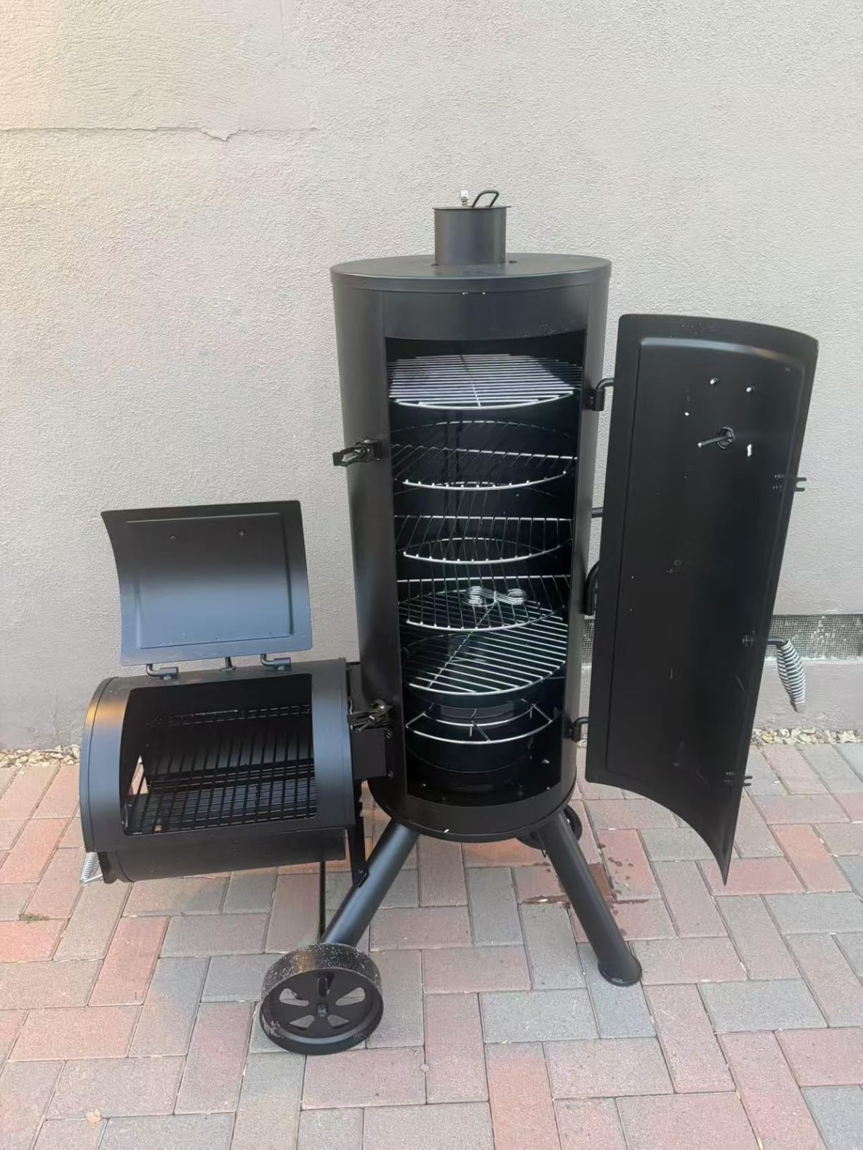 Captiva Designs Vertical Charcoal Smoker Grill Extra Large Barbecue Grill customer photo 1
