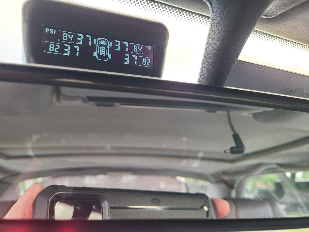 Masoll M13 Tire Pressure Monitoring System, RV/Trailer TPMS with 4 Sensors customer photo 2