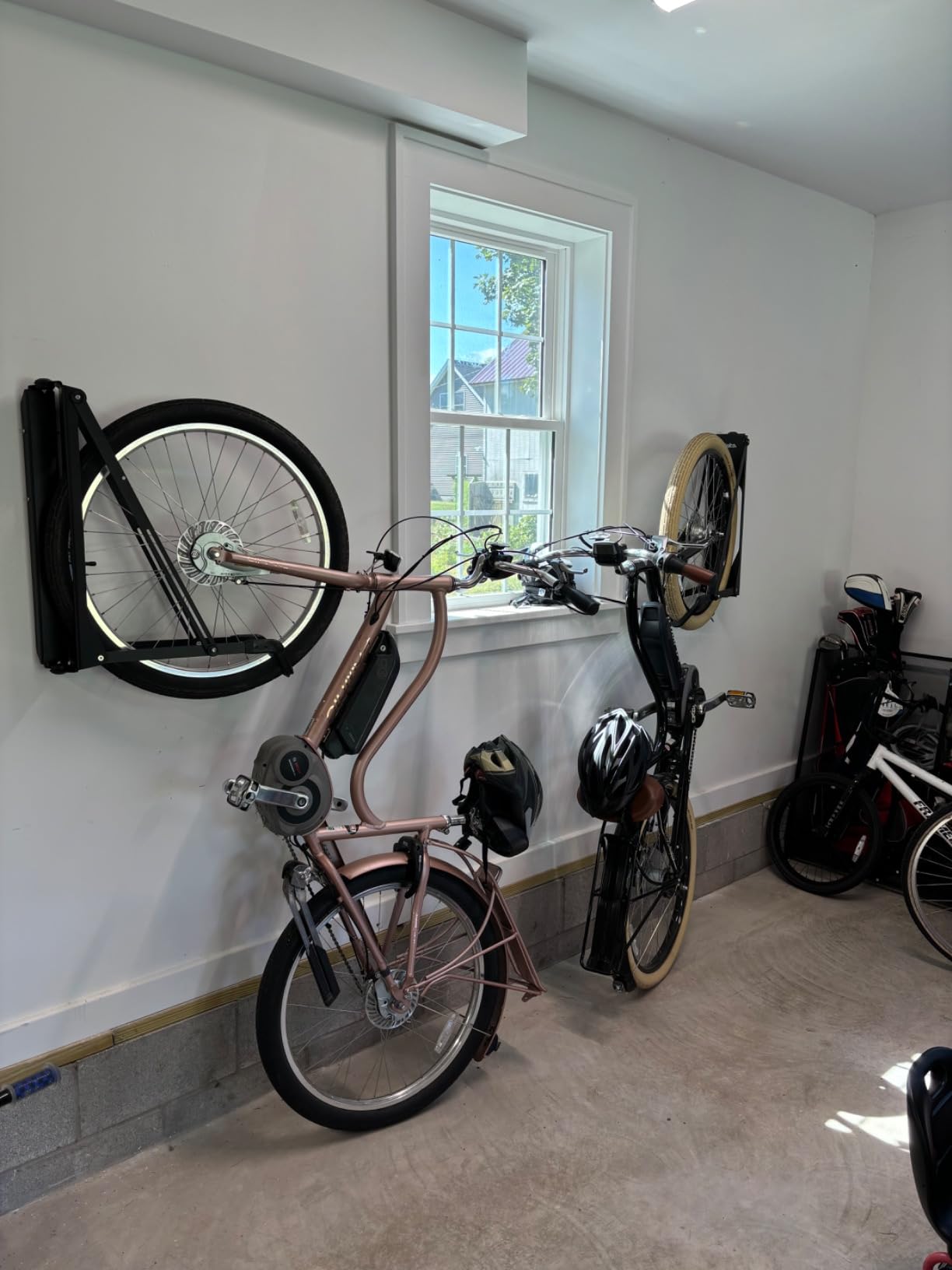 Pivot Bike Storage Rack by Delta Cycle - Bike Rack Garage Wall Mount Swivels to Save Space - No Lifting Required Vertical Bike Rack - Indoor Bike Storage Wall Hanger Holds Up to 100 lbs customer photo 1