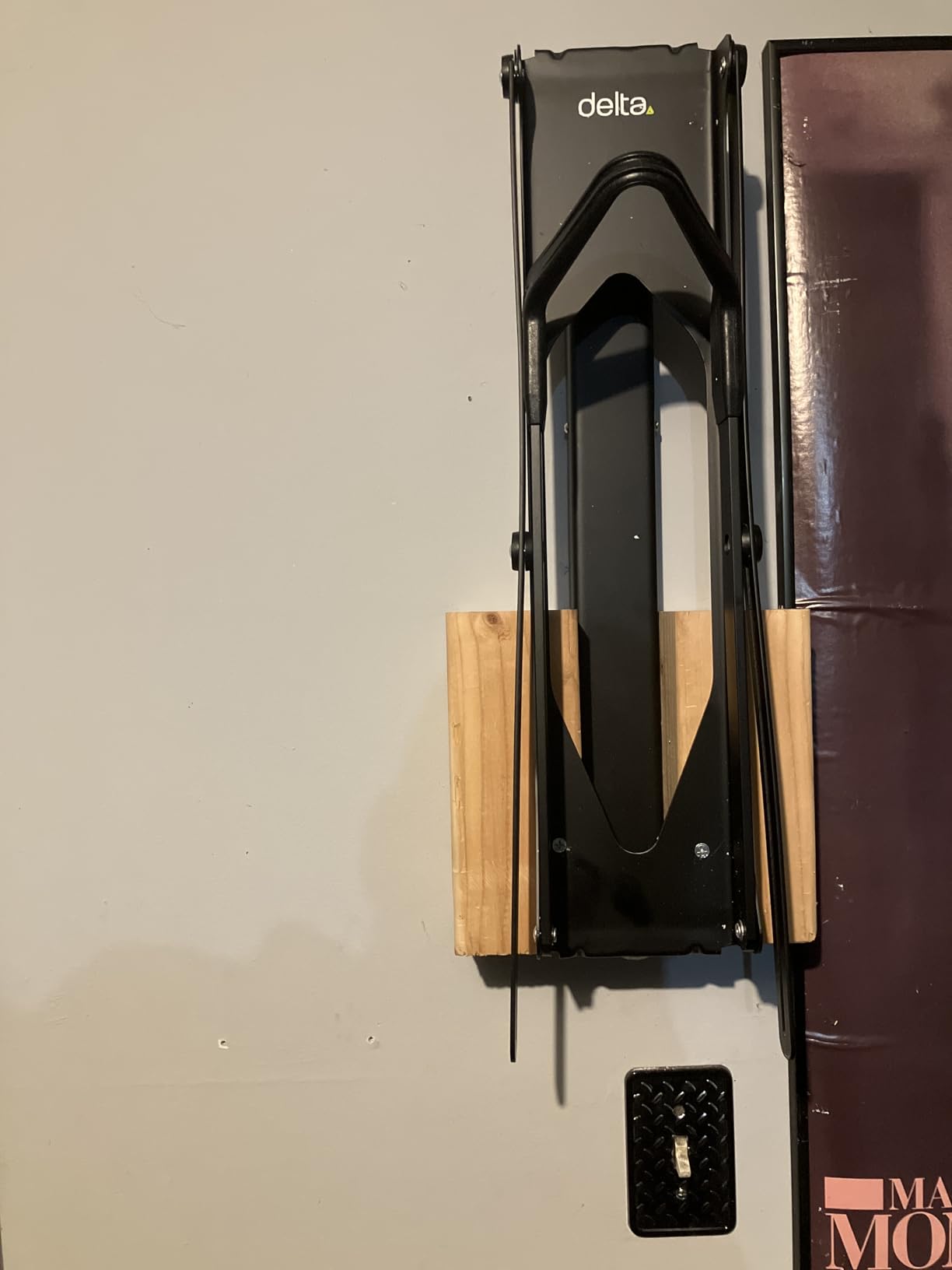 Pivot Bike Storage Rack by Delta Cycle - Bike Rack Garage Wall Mount Swivels to Save Space - No Lifting Required Vertical Bike Rack - Indoor Bike Storage Wall Hanger Holds Up to 100 lbs customer photo 2