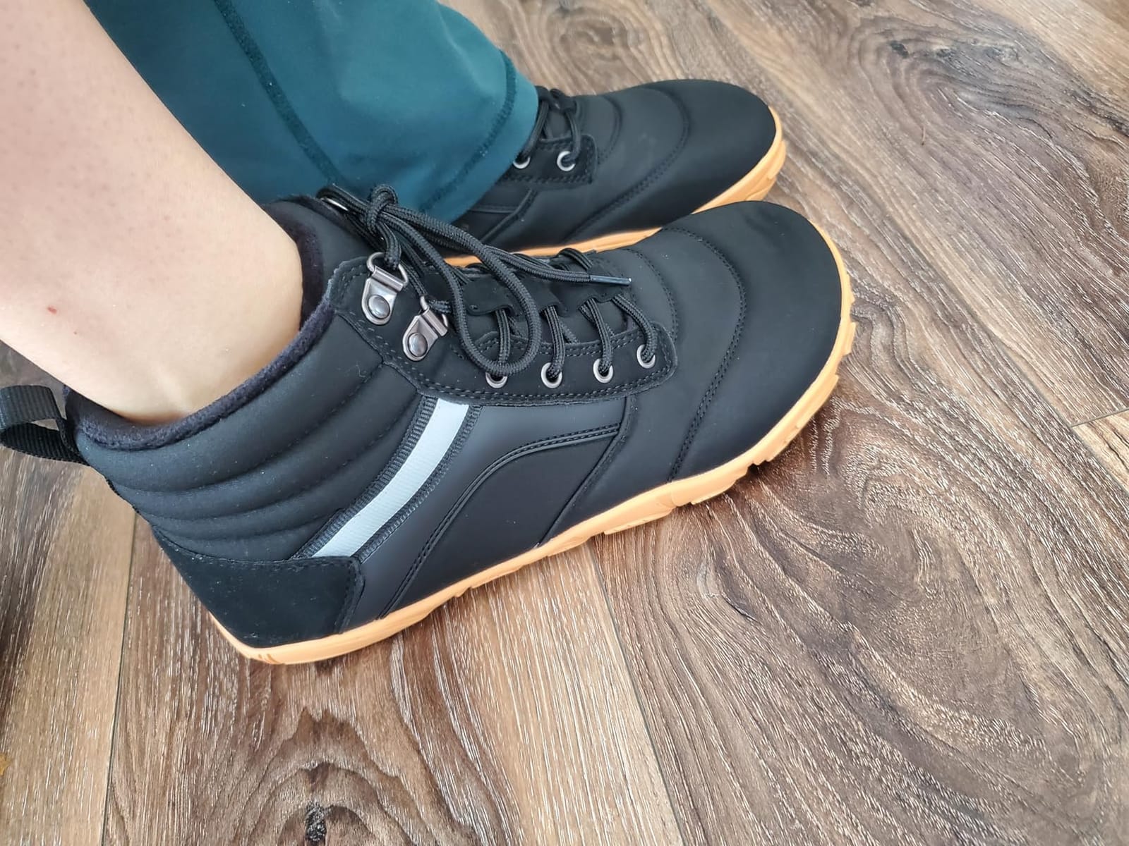 Womens Mens Winter Barefoot Boots Warm Minimalist Wide Toe Box Snow Boots Zero Drop Sole Outdoor Water Resistant Ankle Booties customer photo 1
