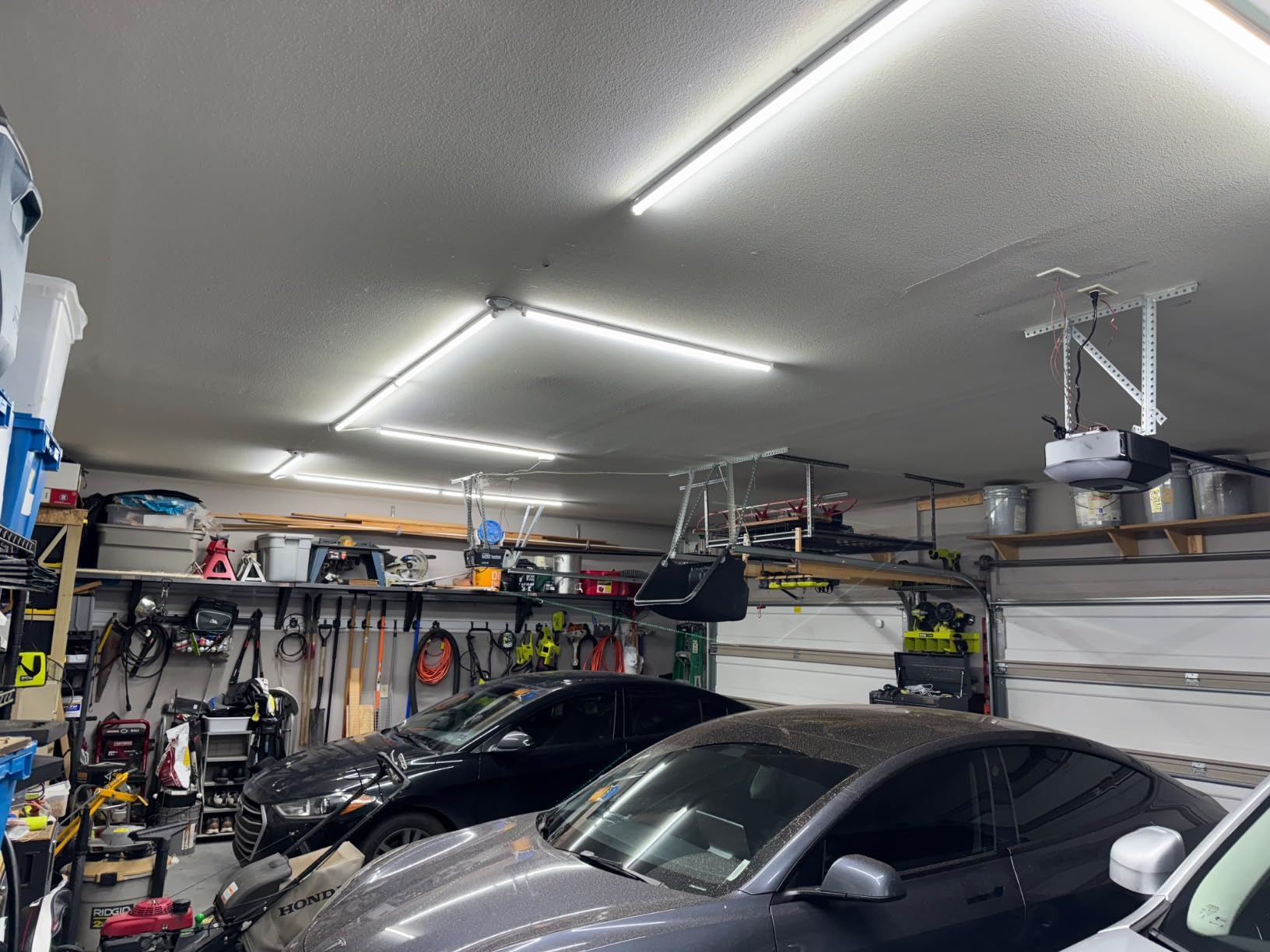 10Pack 4FT LED Shop Light - 50W 8000LM 6500K Linkable Clear Cover T8 LED Tube Light for Workshop, Warehouse, Basement - Plug and Play customer photo 1