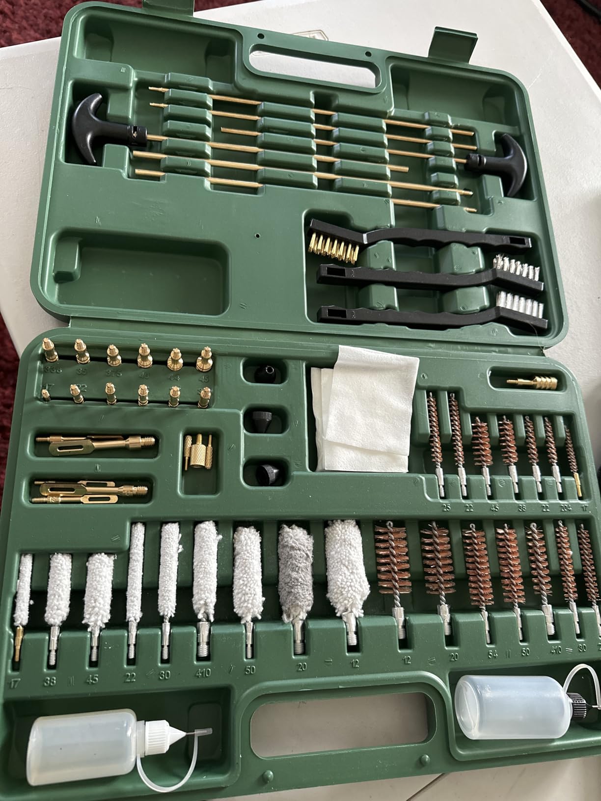 Universal Cleaning Kit for All Guns - Brushes for Pistol, Handgun, Shotgun, Rifle - Elite Brass Rods and Accessories for Men customer photo 1