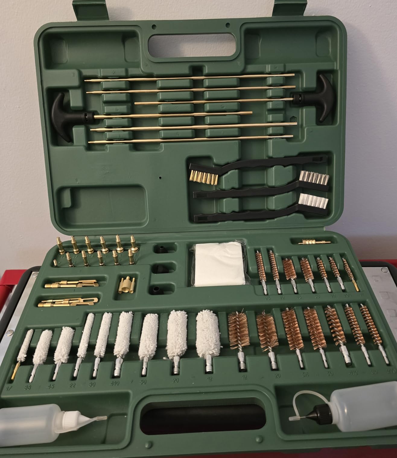 Universal Cleaning Kit for All Guns - Brushes for Pistol, Handgun, Shotgun, Rifle - Elite Brass Rods and Accessories for Men customer photo 2