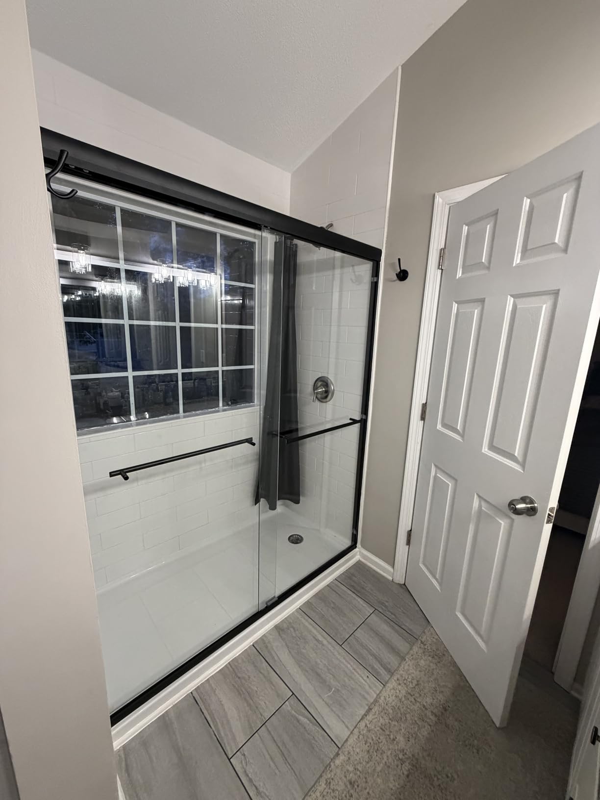 ENSO SENKA Double Sliding Glass Shower Door 56-60