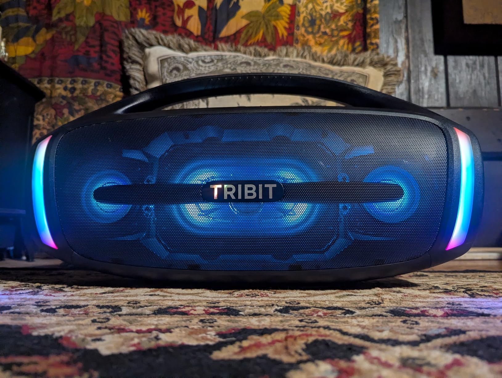 Tribit StormBox Blast 2 Bluetooth Speaker, 200W Loud Sound, 30H Playtime | IP67 Waterproof, 320W Peak, Subwoofer, XBass, LED Light, BT5.4, Wireless, Portable, Custom EQ, TWS, Party, Outdoor, Beach customer photo 2