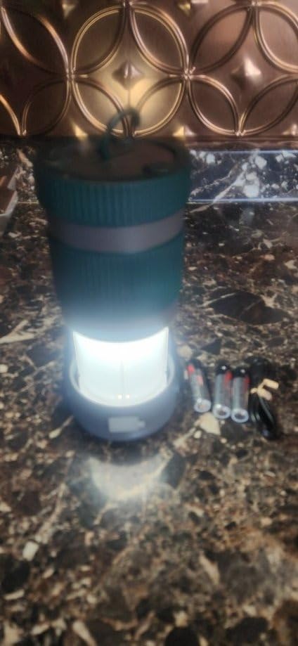 Energizer S-500 Hybrid Power Camping Lantern, Solar, Rechargeable, or AA Battery Powered, IPX4 Water Resistant Bright LED Lantern customer photo 1