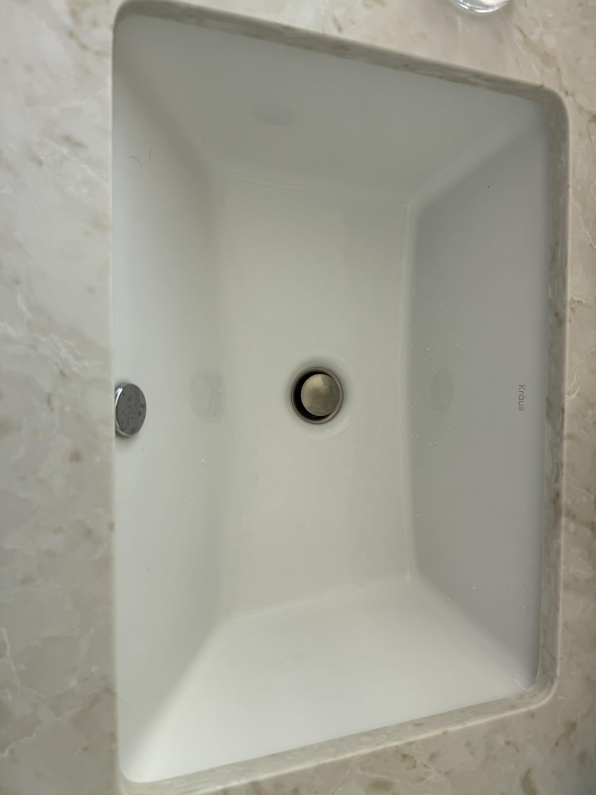 KRAUS Elavo 20.25 in. Rectangular Porcelain Ceramic Undermount Bathroom Sink in White with Overflow Drain, KCU-244 customer photo 2