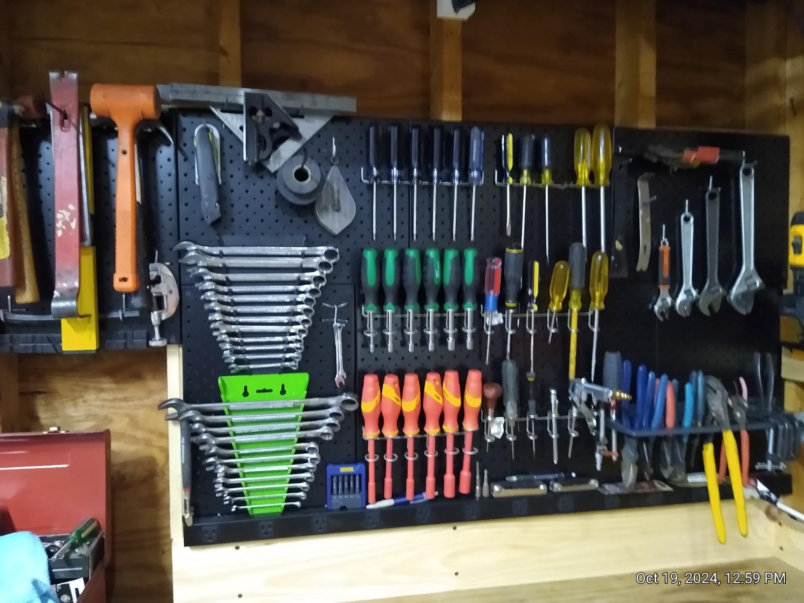 Ultrawall Pegboard Display Stand, Metal Tabletop Pegboard Display customer photo 2