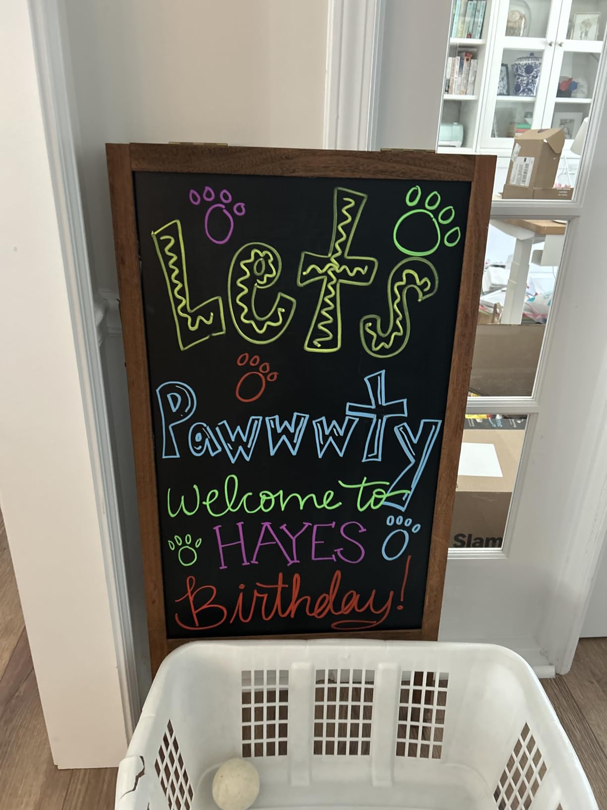 Chezerra A Frame Chalkboard Sign, 40