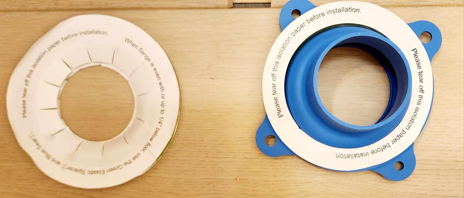 MENNTY Toilet Flange Repair Kit with Elastic Seal, Fits 3in & 4in Drains customer photo 2