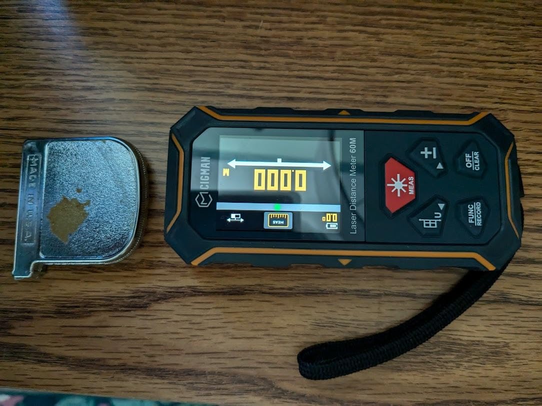 CIGMAN Dual Laser Measuring Tool, 393Ft Laser Measure for Home Improvement customer photo 2