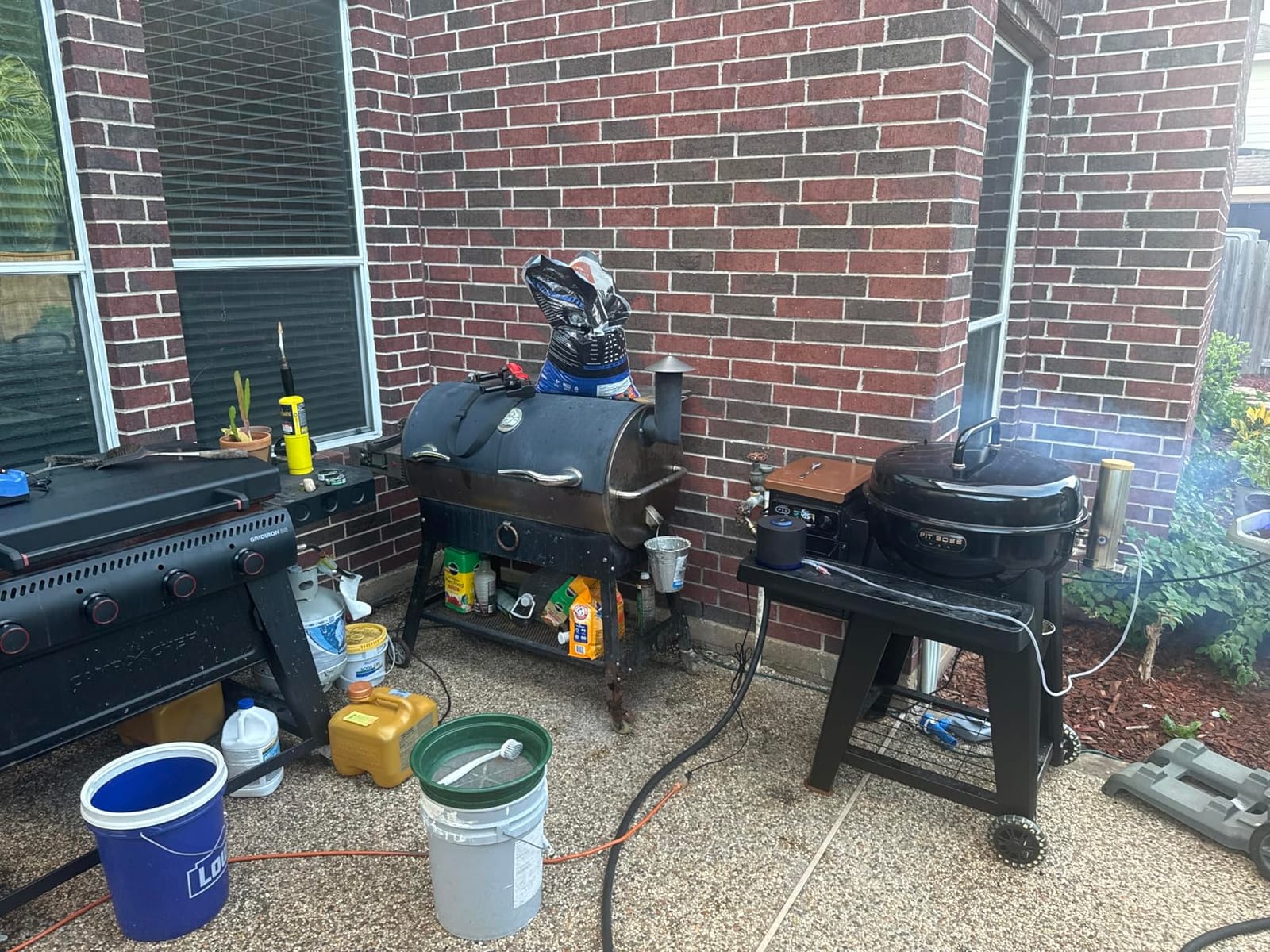 Smoke Generator, Hot and Cold Smoke Generator with Lid & Air Pump, Portable Electric Smoker Grill, Stainless Steel Pellet Smoker Tube, BBQ Premium Smoking Accessories for Smoking Meats and Vegetables customer photo 2