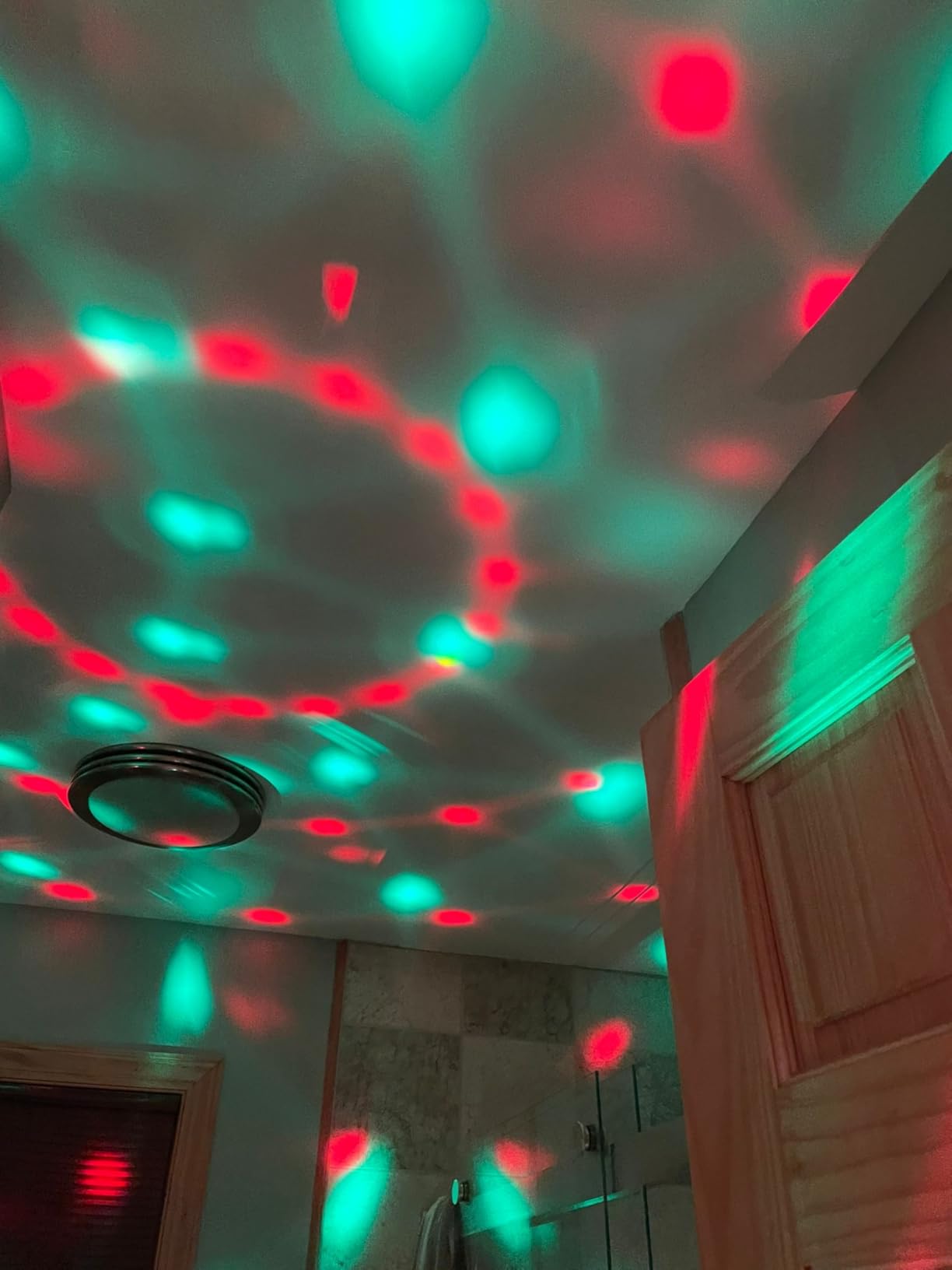 Disco Ball Light, Party Disco Strobe Ocean Star Projector Dj Dance Light Sound Activated with Remote Control Stage Rave for Parties Bar Birthday Wedding KTV Christmas Halloween Dancing Decor customer photo 2