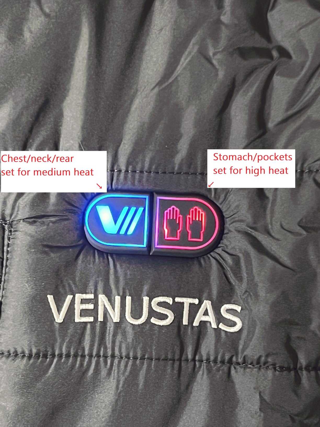 Venustas Men's 12V Dual-Control Heated Vest with Battery Pack for Work customer photo 1