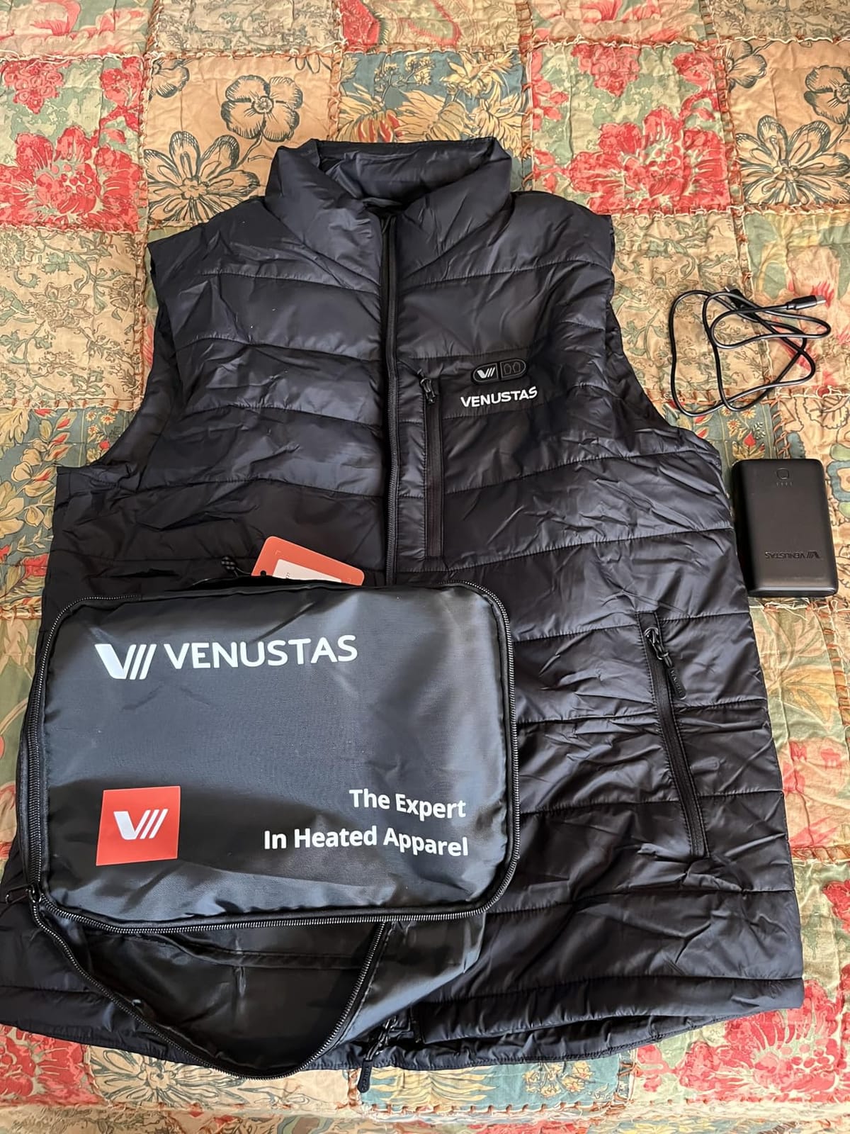Venustas Men's 12V Dual-Control Heated Vest with Battery Pack for Work customer photo 2