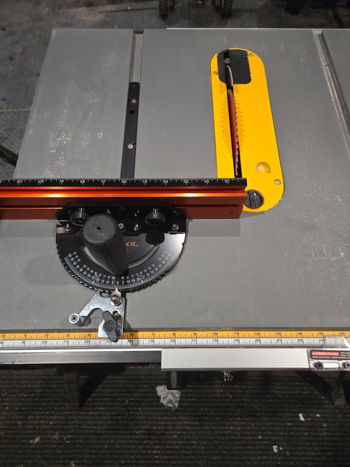 O'SKOOL Miter Gauge for Table Saw with 22-36 in Extension Fence customer photo 2