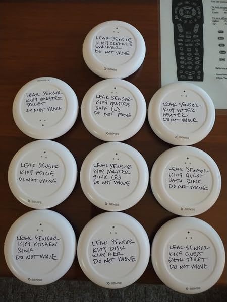 X-Sense Ultra-Slim Wi-Fi Water Leak Detector, 4 Sensors + Base, SWS0A41 customer photo 1