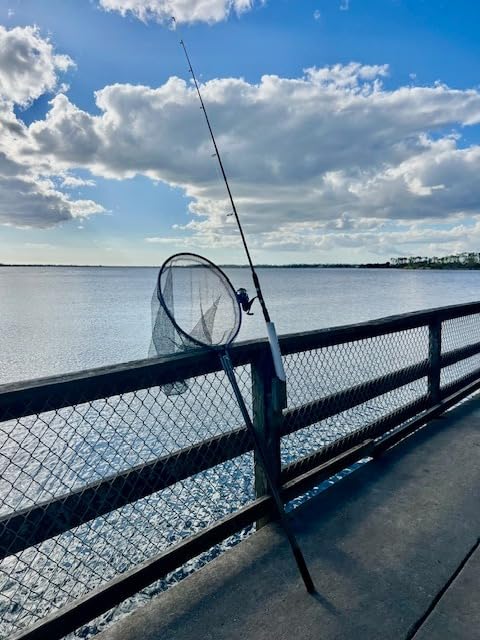Heavy Duty Extra Large Aluminum Landing Net - Telescoping Handle (67-100in), 20in Net Opening for Saltwater Fishing customer photo 2