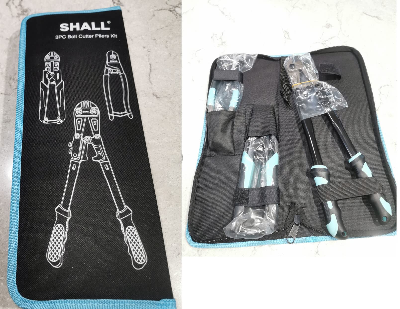 SHALL 3-Piece Bolt Cutters, 14
