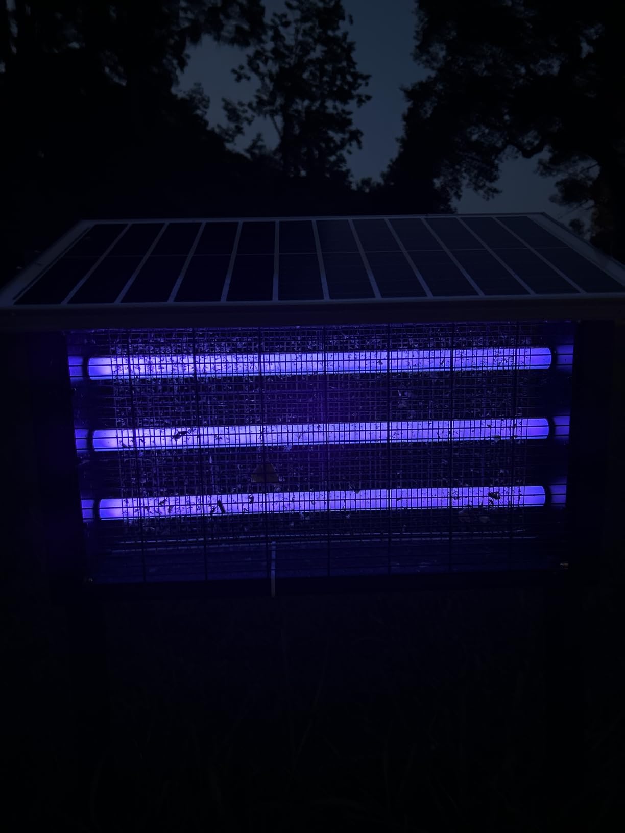 Heavy-Duty Big Solar Bug Zapper Outdoor for 8000 sq.ft with 30W Solar Panel | Rechargeable Solar Zapper with High Powered, Outdoor Solar Bug Zapper for Patio Garden Backyard Farm and Large Spaces customer photo 1