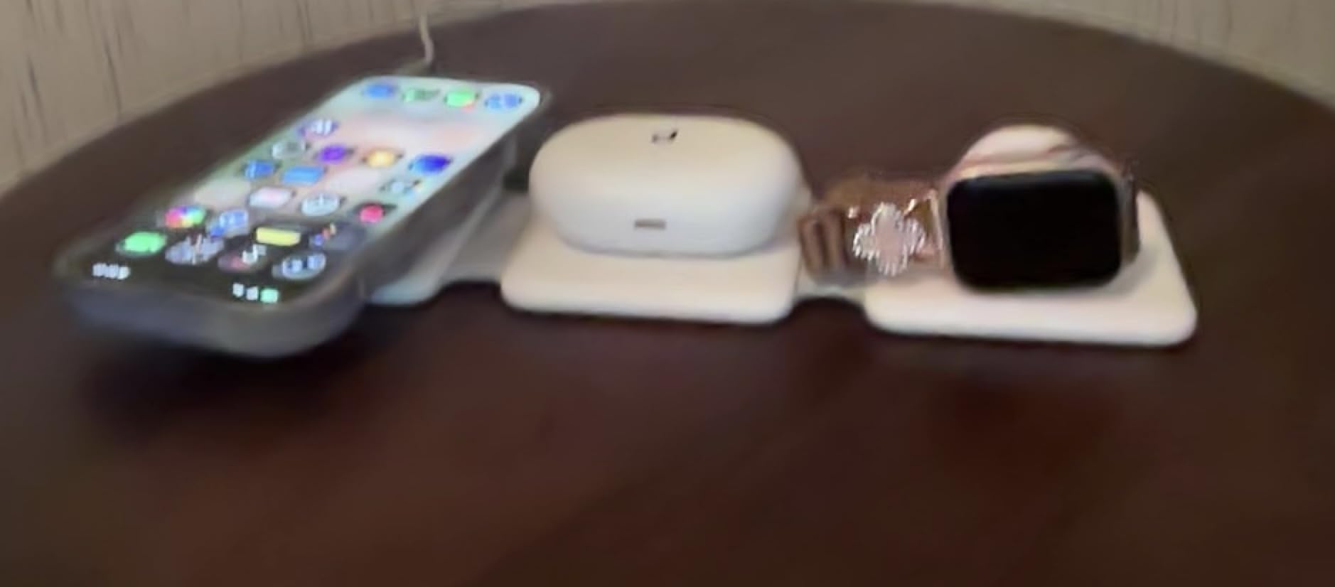 Fold Magnetic Wireless Charger for iPhone: Compact Charging Pad Fit Travel customer photo 1