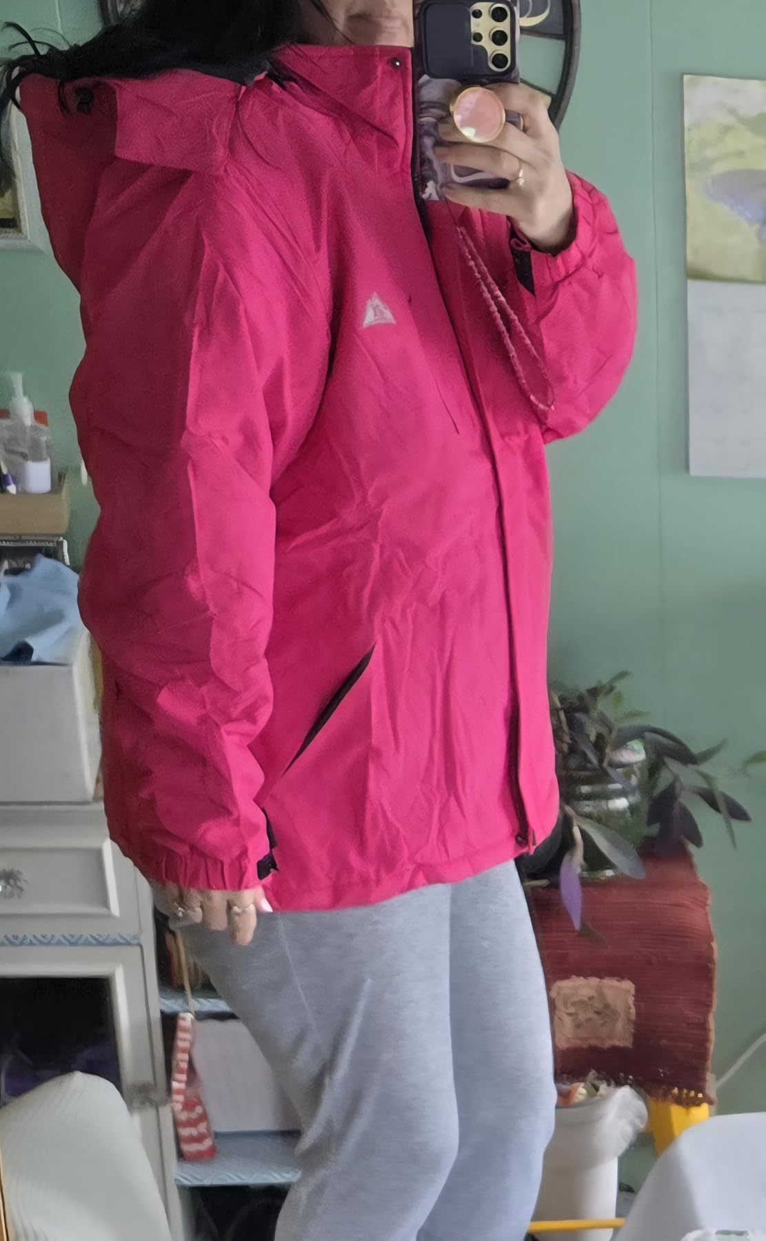MOERDENG Women's Hiking Winter Jacket Waterproof Insulated Warm Snow Coat customer photo 1