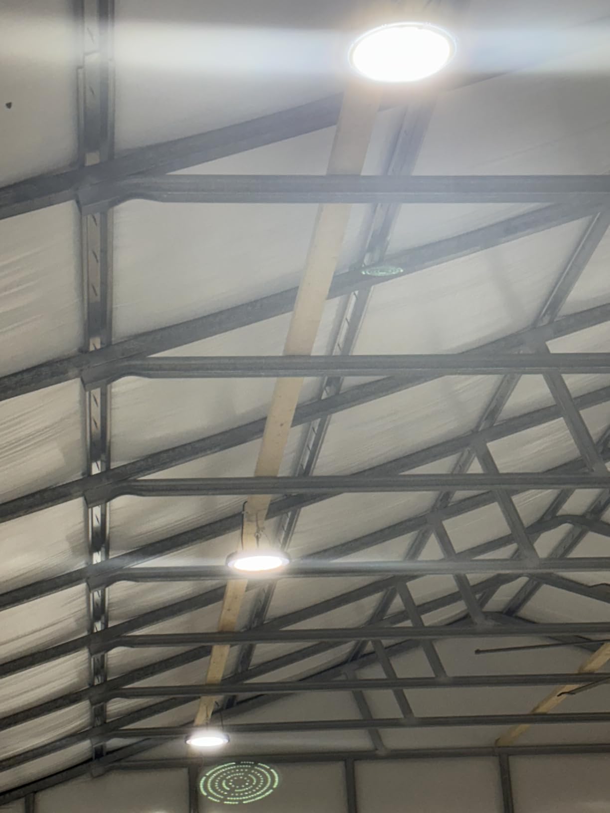 HYPERLITE UFO LED High Bay Light: 150W 19500LM High Bay LED Shop Lights with 6ft Plug - 5000K IP65 LED Warehouse Lights for Workshop Stadium Garage Lighting 10-Pack customer photo 2